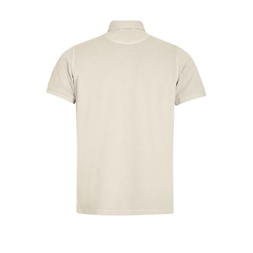 Mos Mosh Gallery Harvey Faded Polo, Ecru, XXL