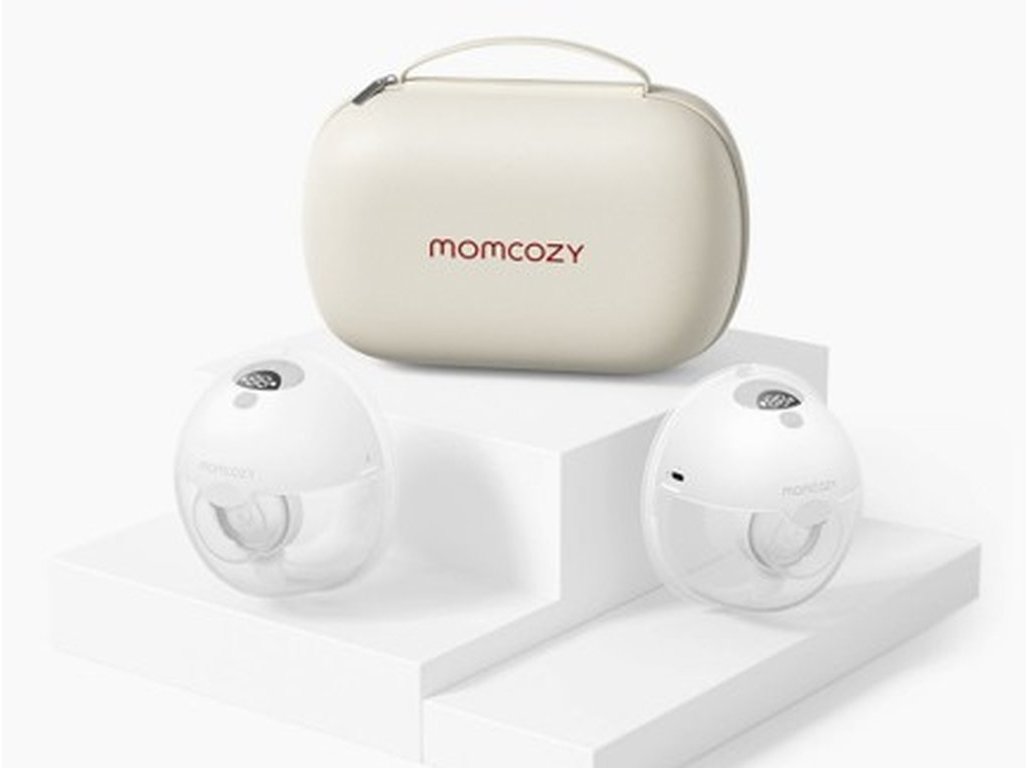 EXTRATOR LEITE MOMCOZY M5 BRANCO SEM FIOS DUPLA