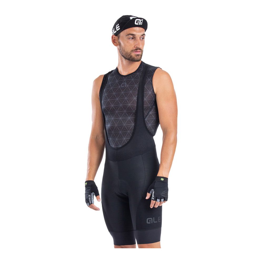 Ale STONES CARGO - Cuissard À bretelles Homme black