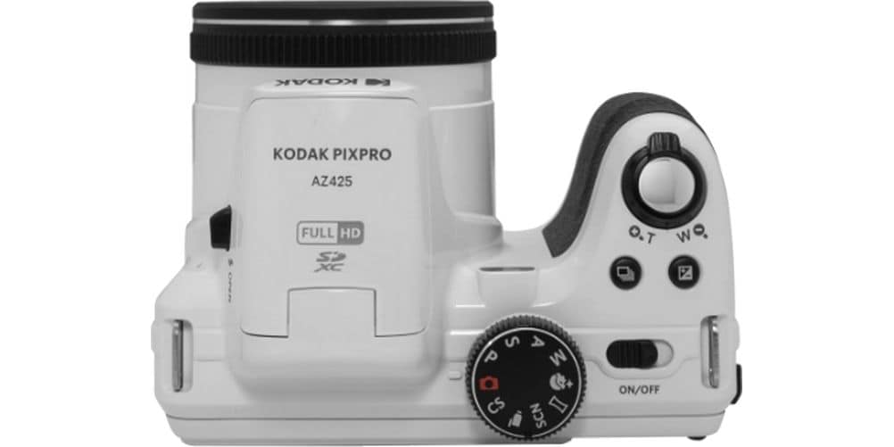 Kodak Fotokamera Pixpro AZ425 Weiss Digitalkamera mit 42-fachem optischem Zoom