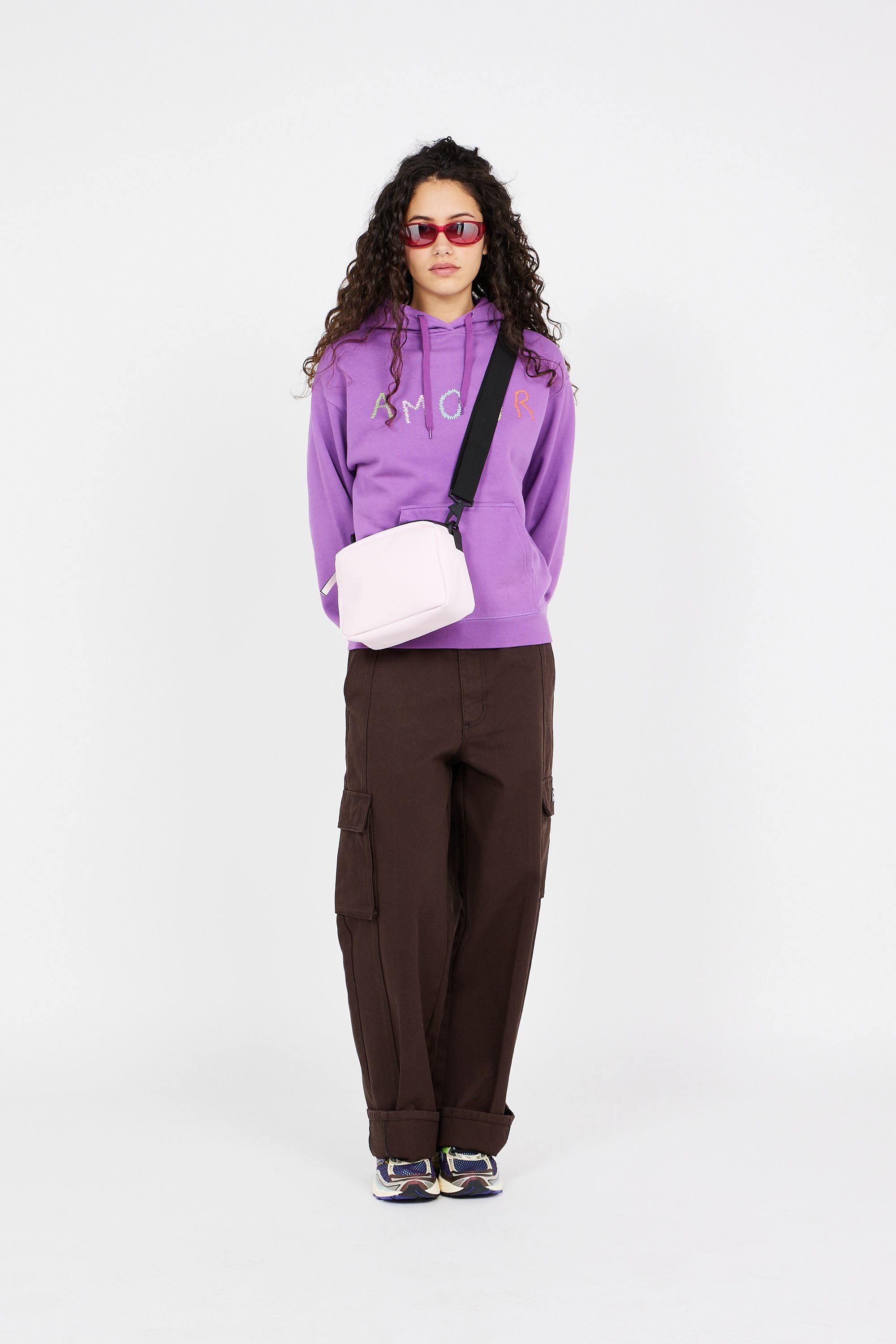 RAINS Sac bandoulière  BOX BAG Rose