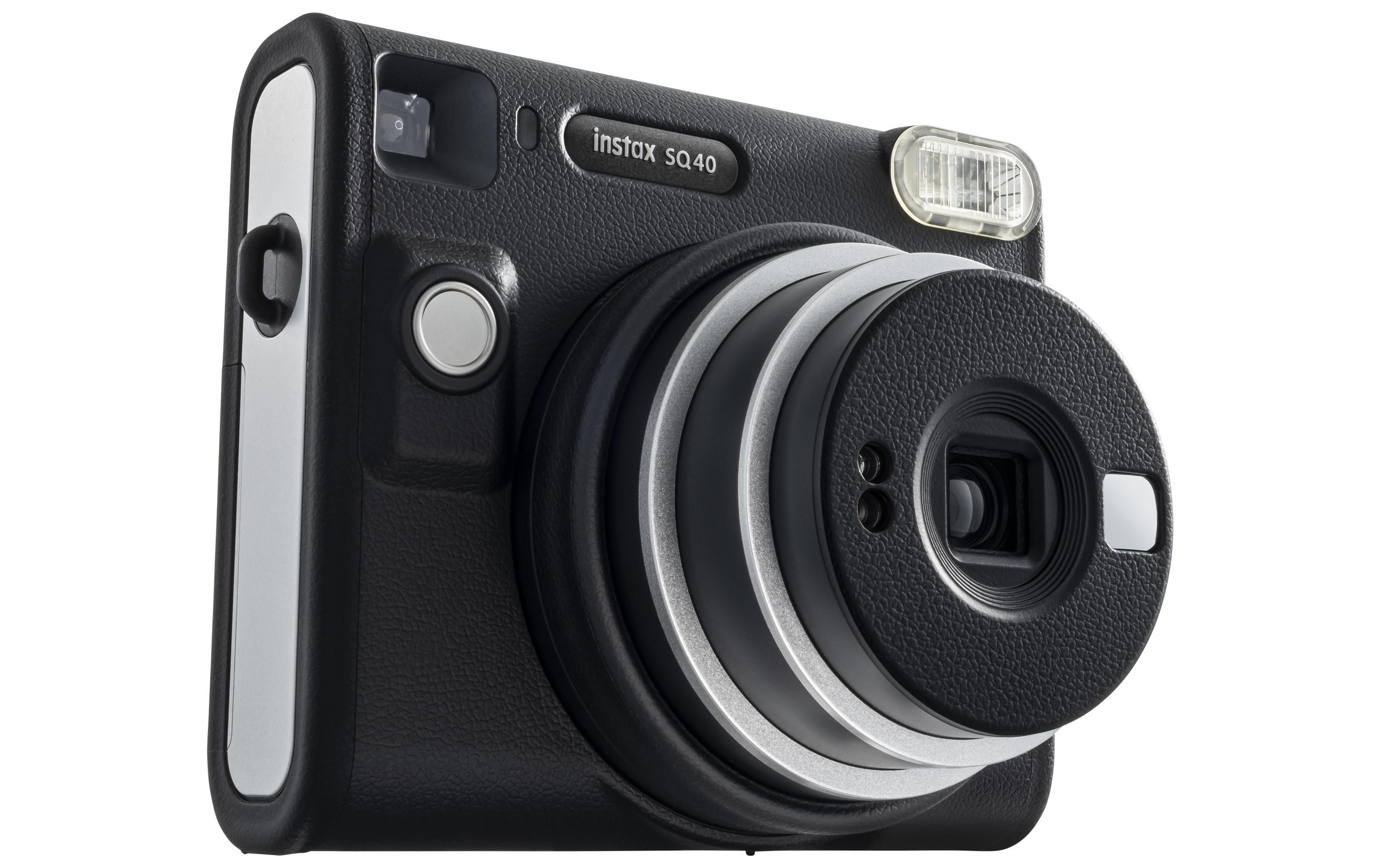 Fotokamera Instax Square SQ40 Schwarz<br>Erfassen Sie Ihr wahres Ich – Must-Have Kamera mit Nostalgie-Feeling