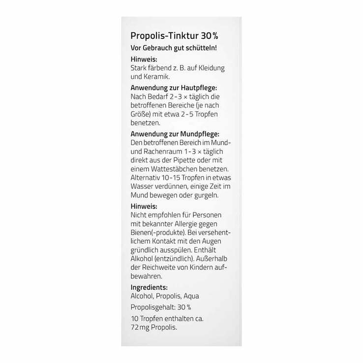Beecraft Propolis Tinktur 30%, 30 ml