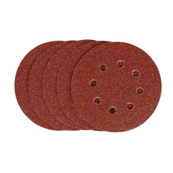 Irwin schuurschijf rond Ø125 mm zelfhechtend K40, 5 stuks