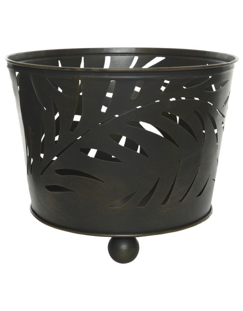 Decoris Vuuremmer Ijzer - Terrasverwarming - 39x39x32 cm Zwart
