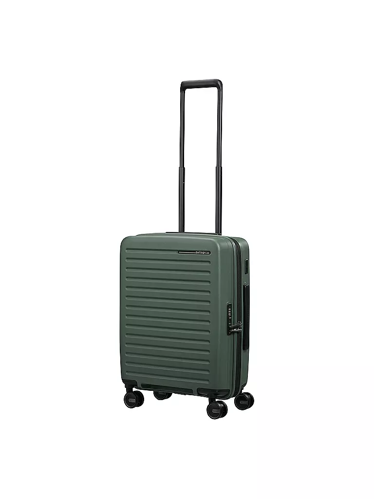 SAMSONITE Trolley RESTACKED SPINNER 55cm erweiterbar sage dunkelgrün