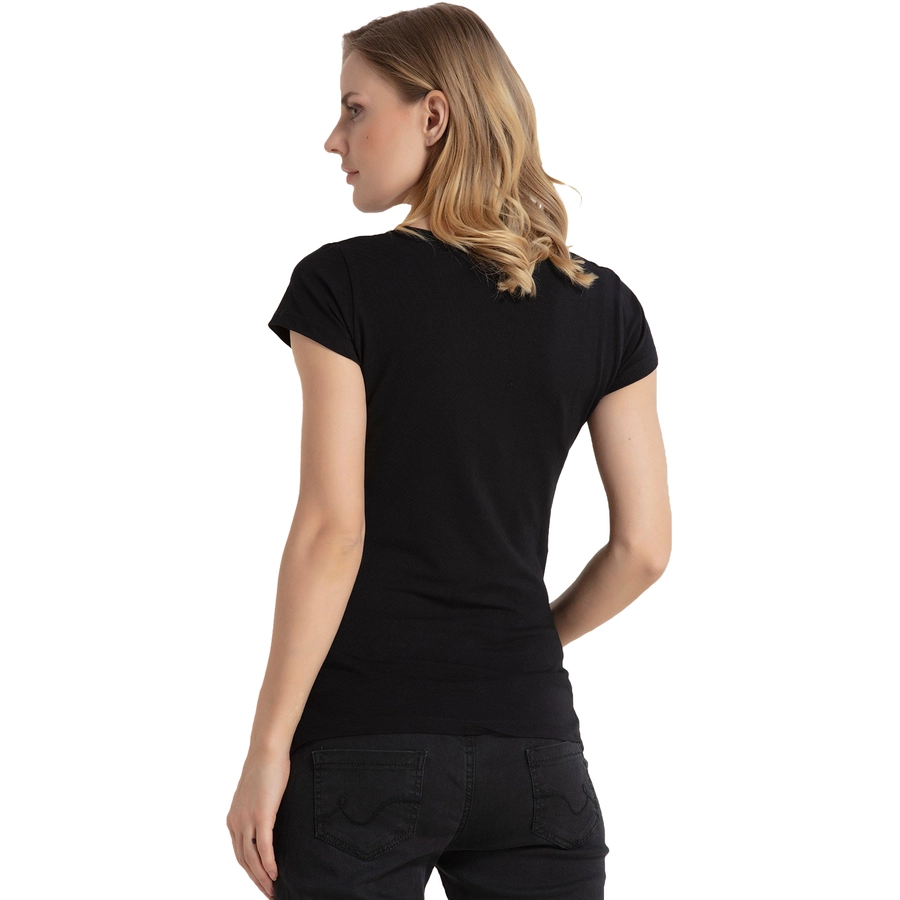 M.M.C. Umstandsshirt Winke Winke mit Motiv Schwarz