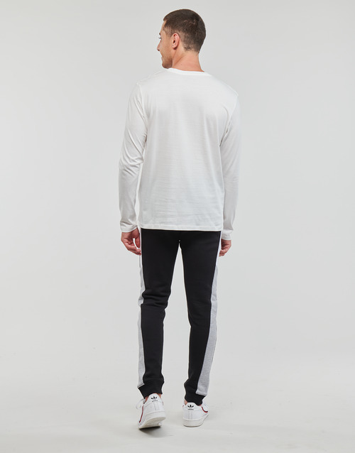 Jack & Jones - JJELOGO TEE LS O-NECK 2 COL AW23 SN - Blanc