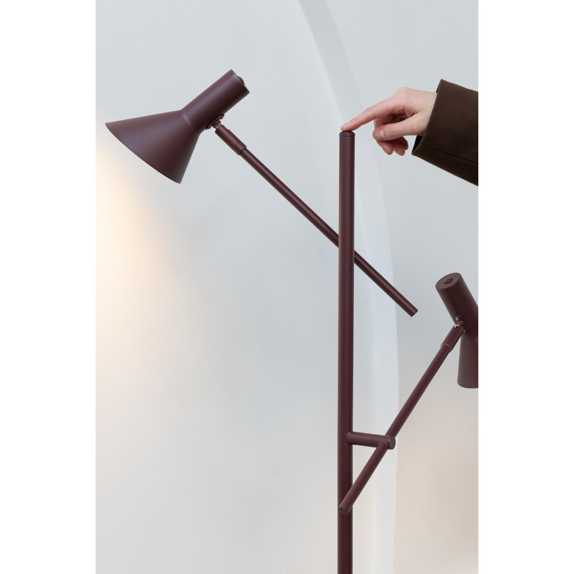 it's about RoMi Vloerlamp Izmir - Rood - 59x42x171cm