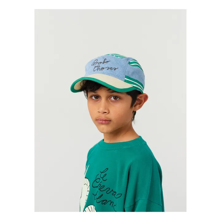 Bobo Choses Exclusivité Bobo Choses x Smallable - Casquette Rayée | Bleu ciel