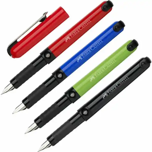Schulfüller mit 6 Patronen, blau