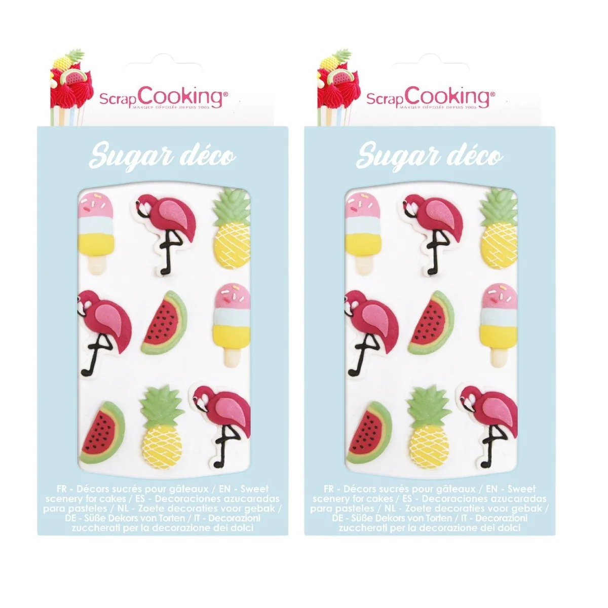 18 décors sucrés Summer Scrapcooking