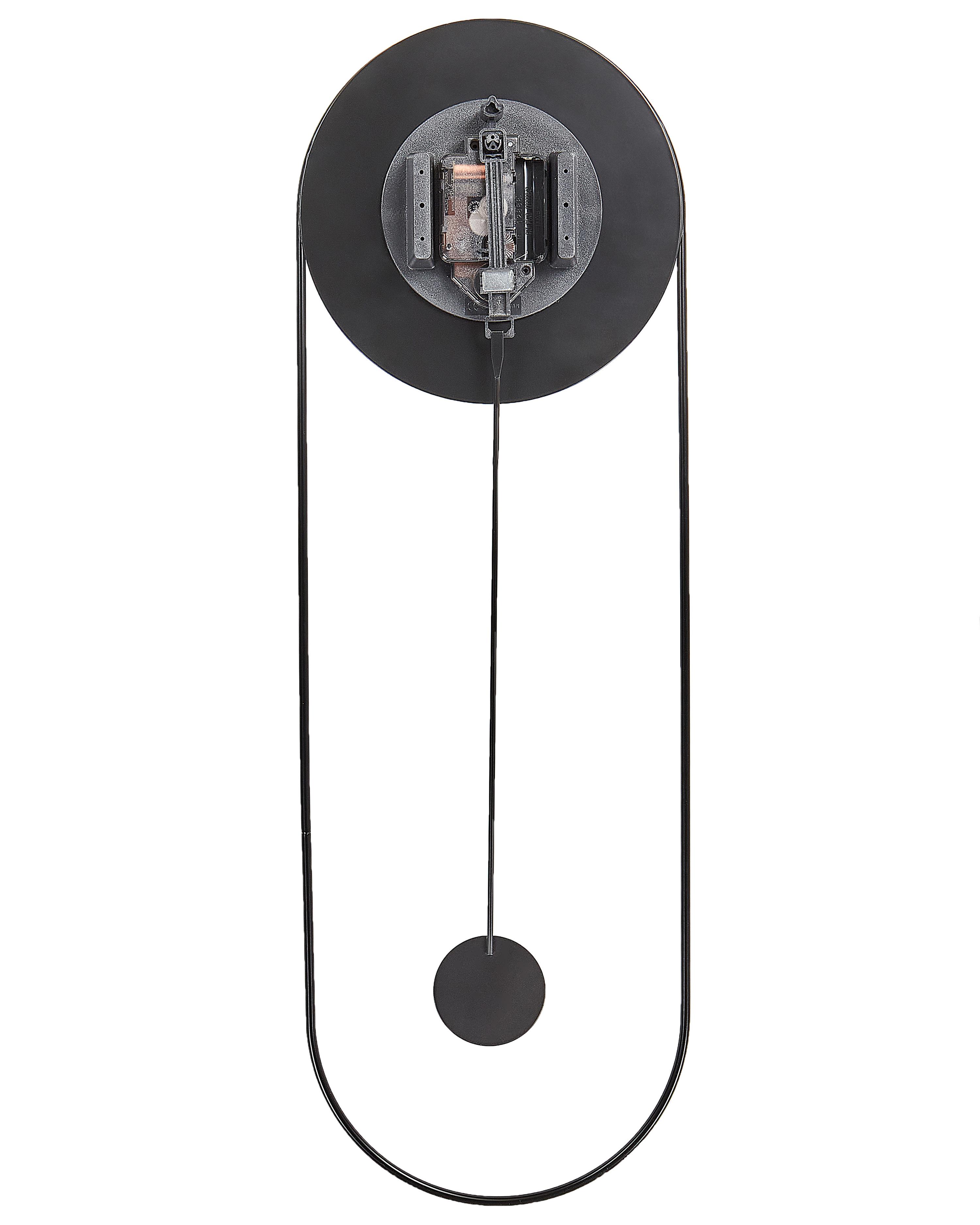 Wandklok SALVAN 20 cm Metaal Zwart