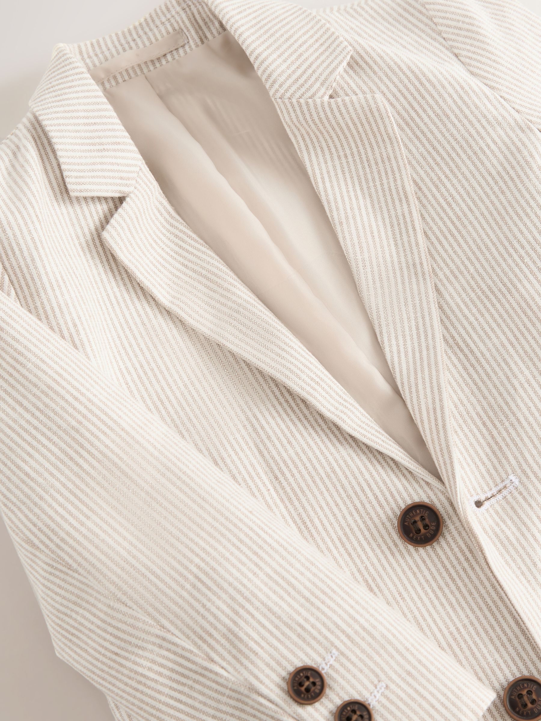 Naturel Ticking Strepen - Blazer (3 mnd - 9 jr)