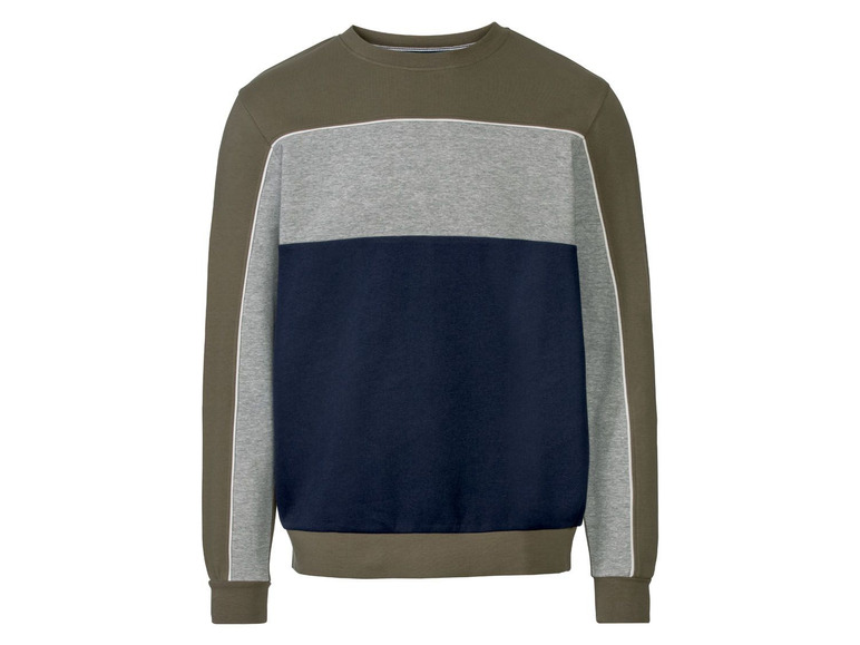 Sweater voor heren, katoen en polyester