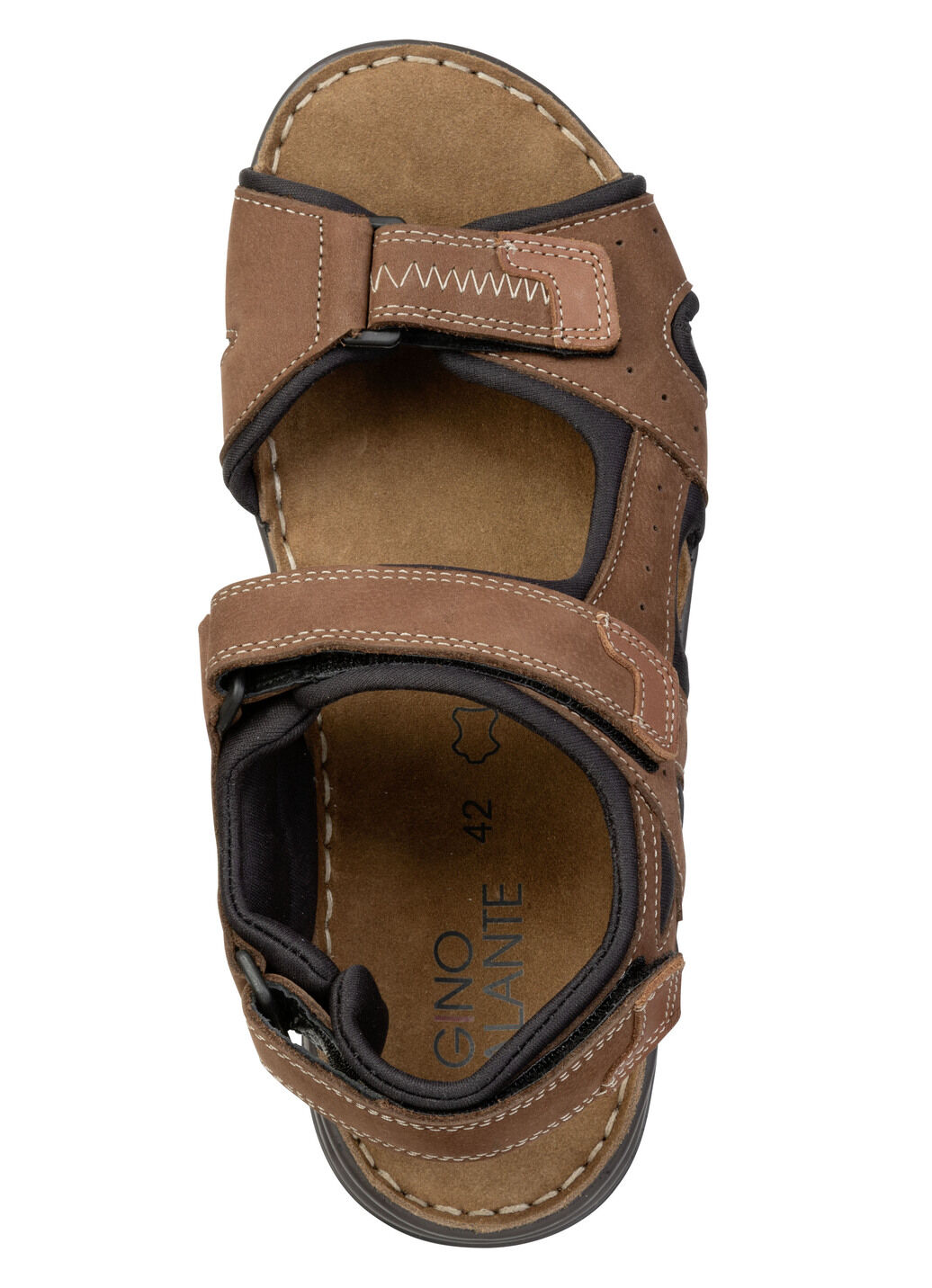 GINO GALANTE, sportliche Herren-Sandalen, mit Klettverschluss