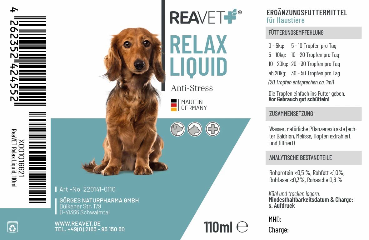 Relax Liquid - ReaVET