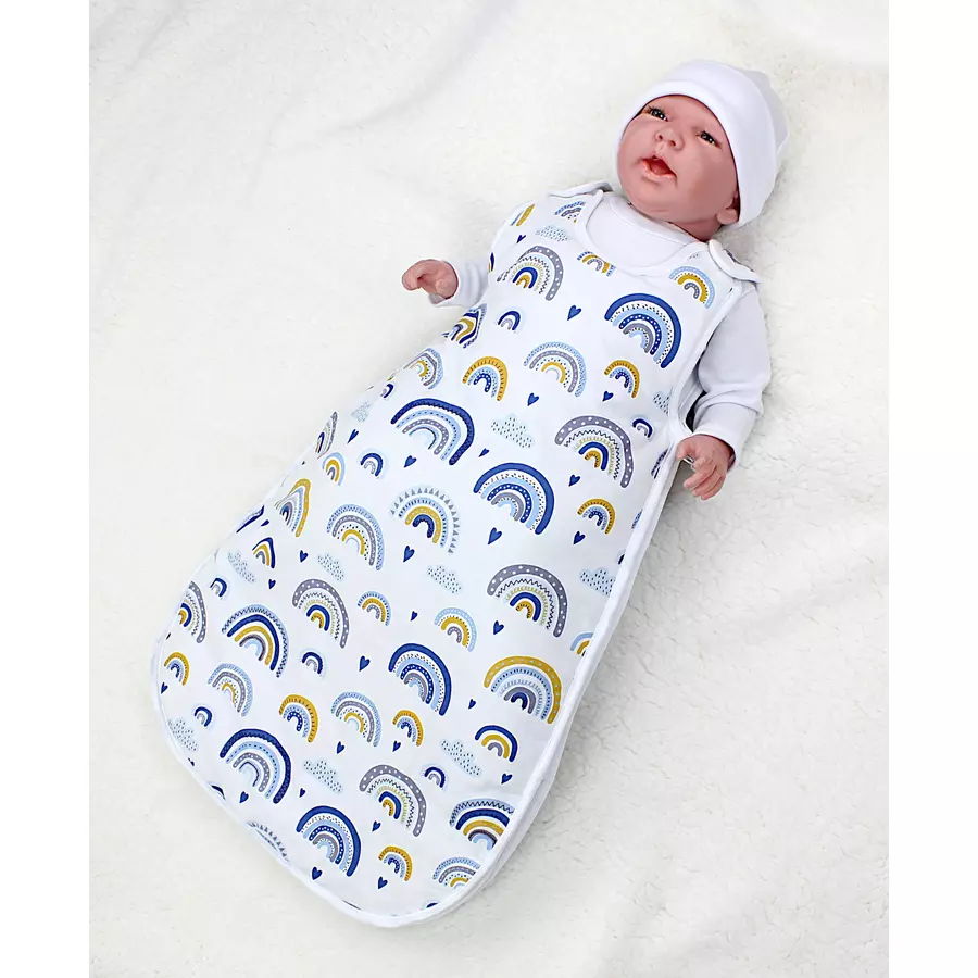 TupTam Baby Ganzjahres Schlafsack Wattiert blaugelb