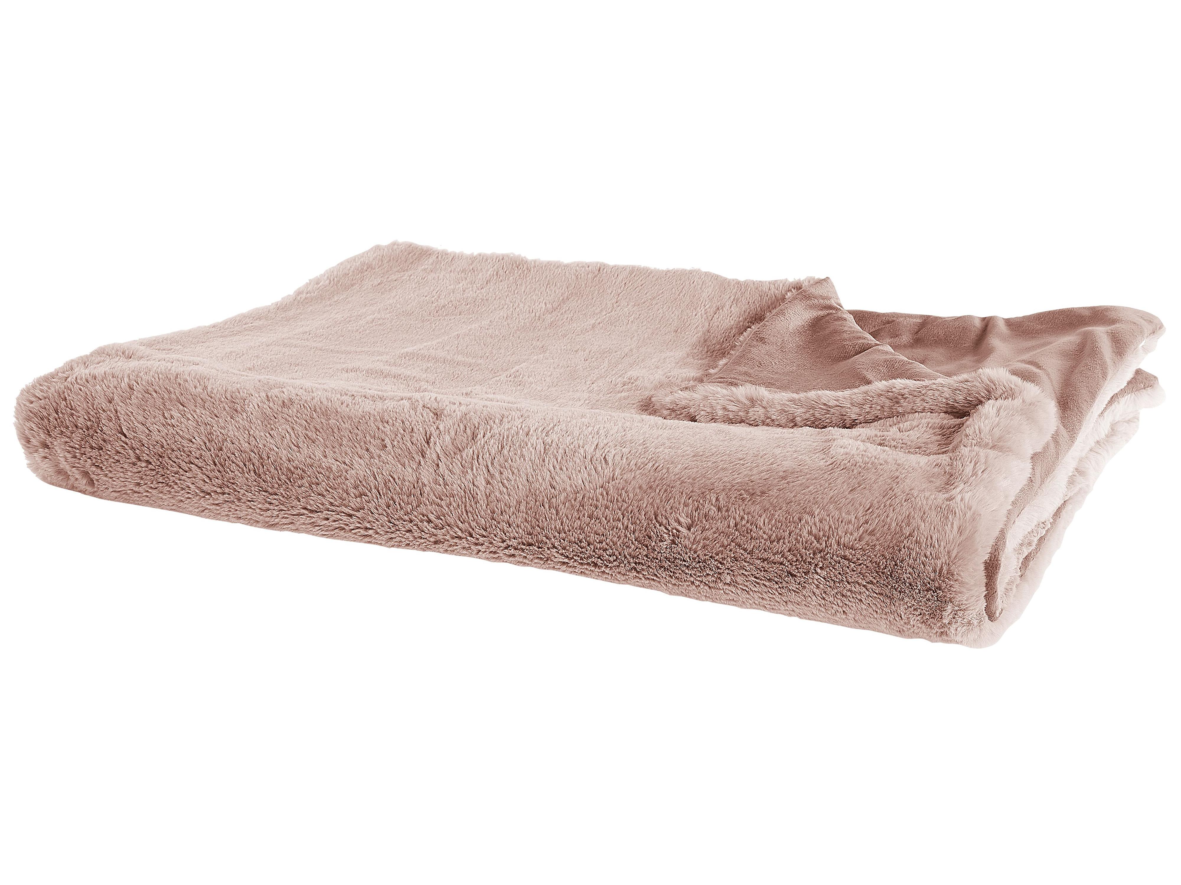 Plaid CHAAB 200 x 220 cm Roze