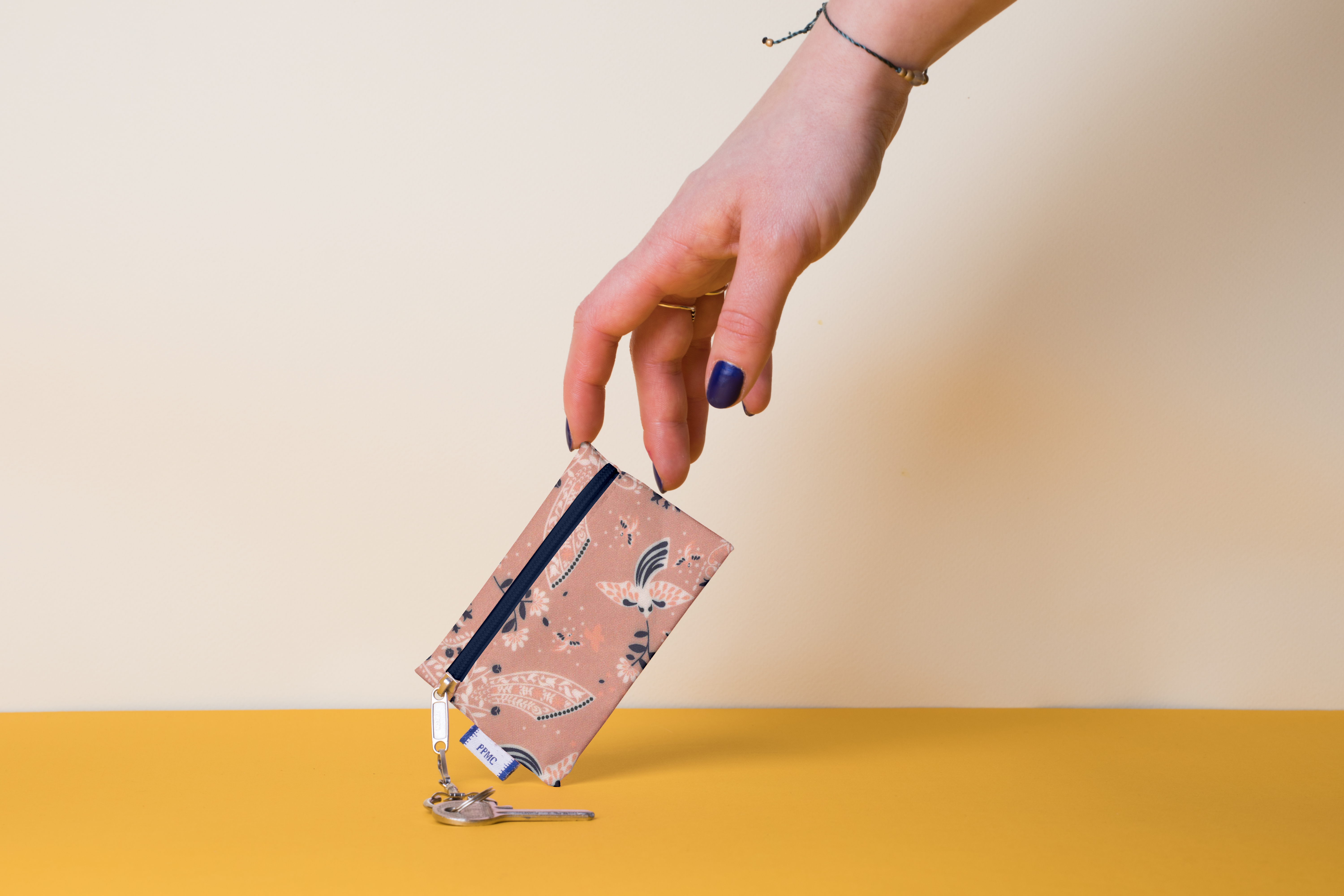 Pochette Porte-Clés Oiseau Bandana