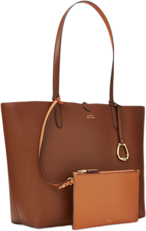 Lauren Ralph Lauren Faux-Leather Reversible Tote Lauren tan/orange