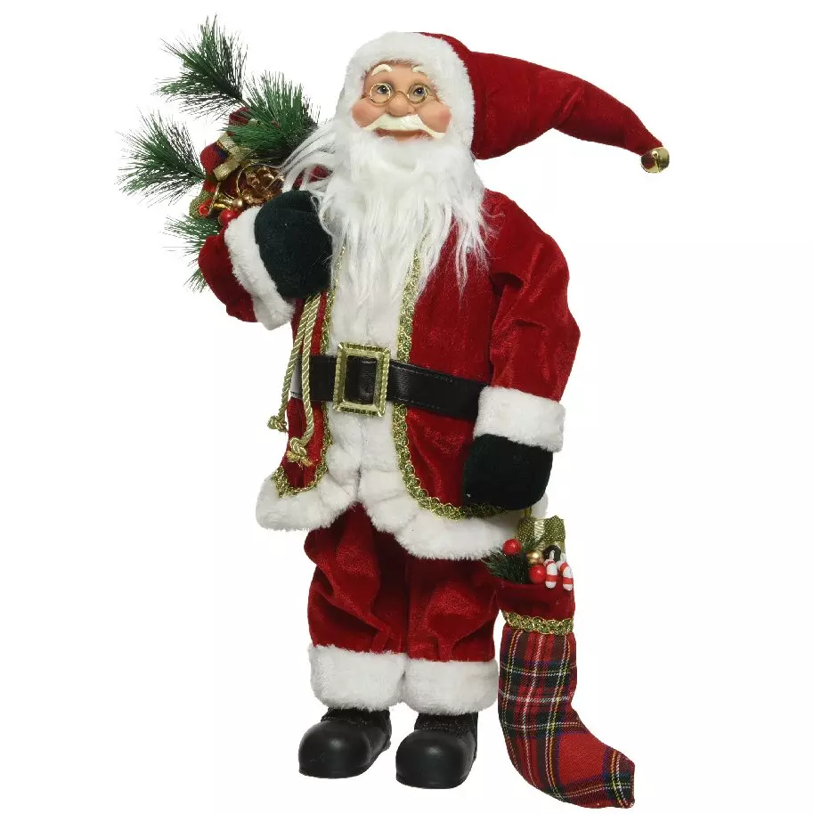 Père Noël déco Traditionnel (H60 cm) Santa Claus