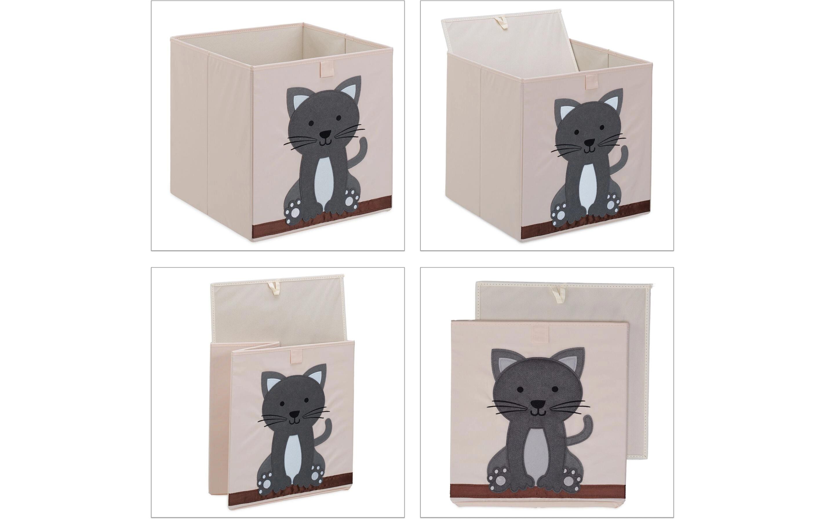 Spielzeugbox KatzeFaltbare Aufbewahrungsbox für das Kinderzimmer