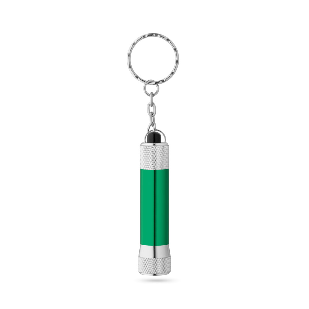 hi!dea 93141 - Porte-clés en aluminium avec lampe de poche 3 LED