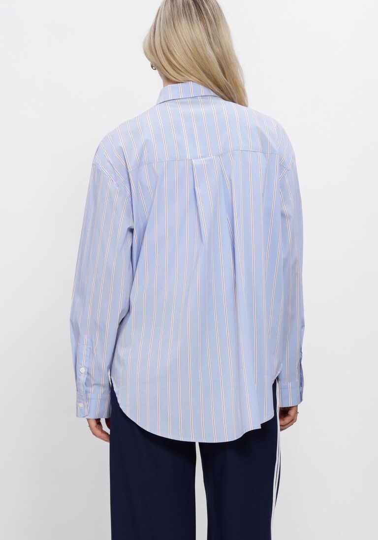 blauwe penn & ink blouses blouse stripe