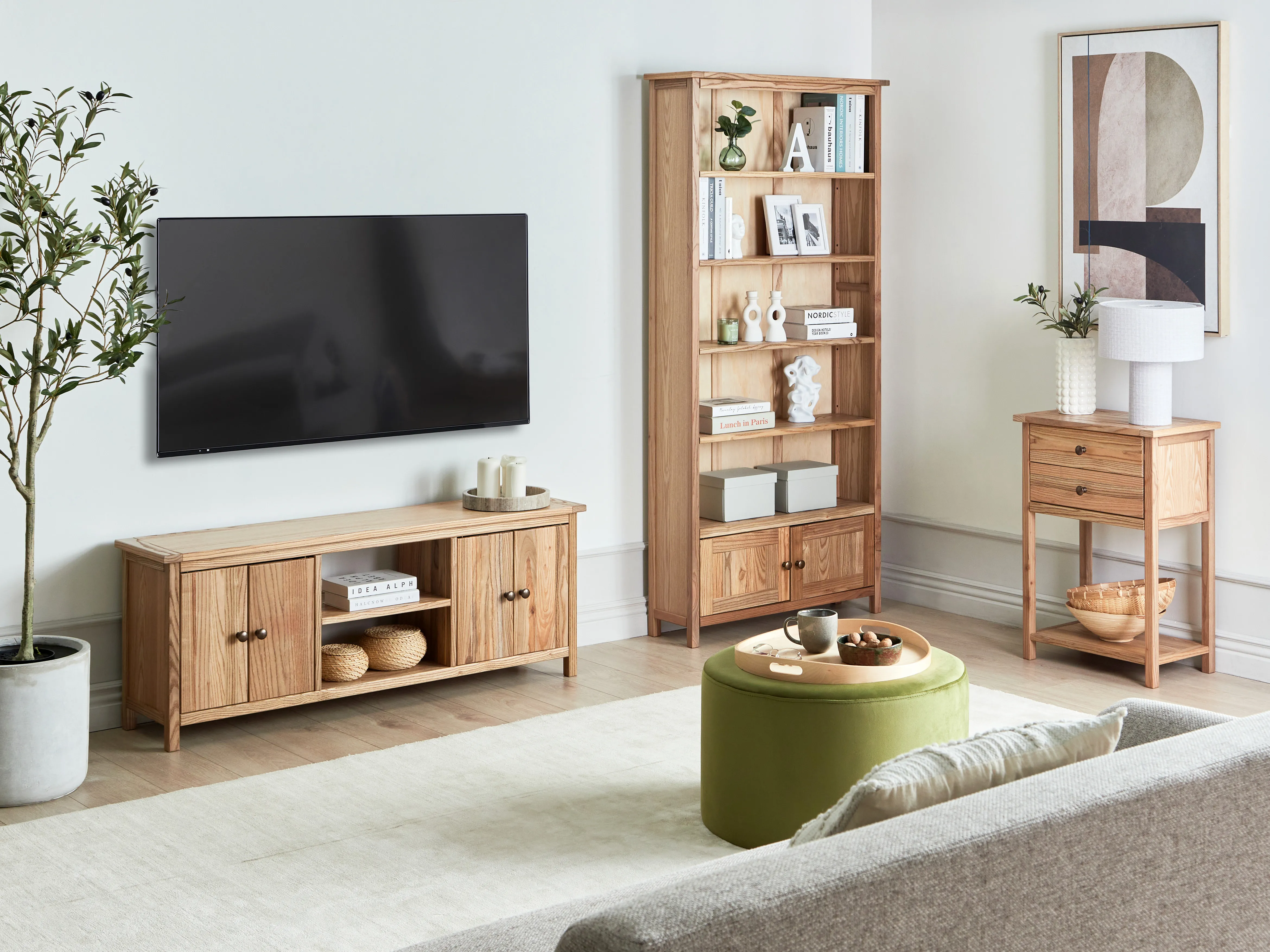 TV-meubel SALTON Sassafras Bruin