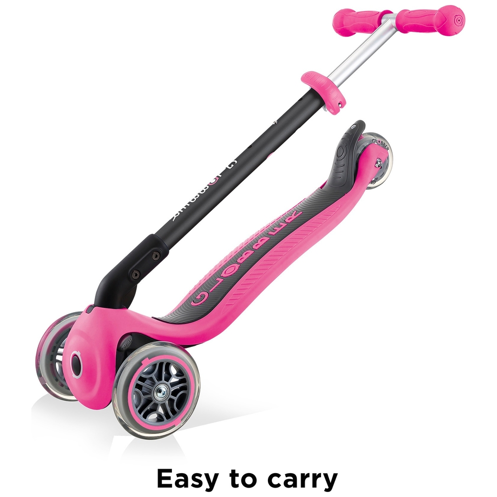 Globber GO UP FOLDABLE PLUS Tiefrosa Scooter