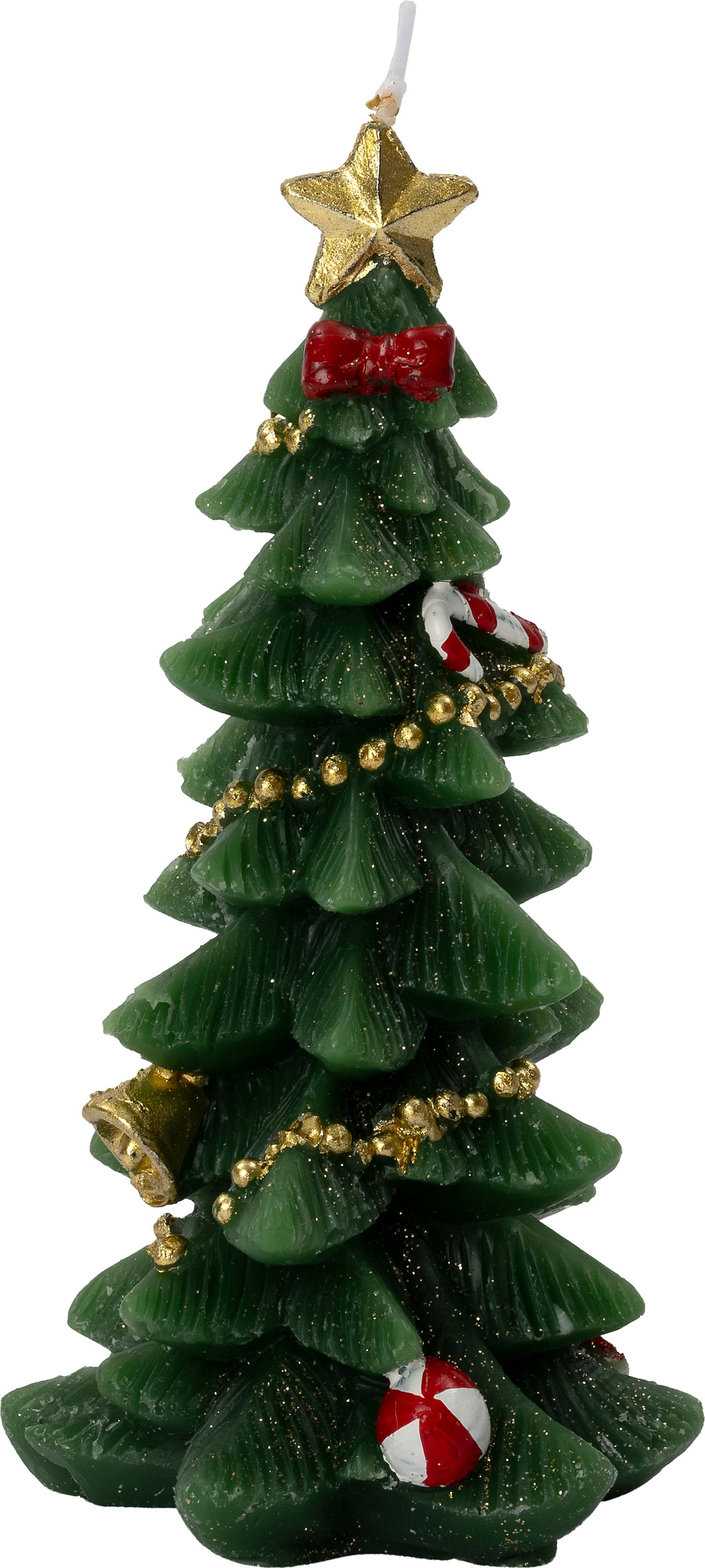 Intratuin stompkaars Kerstboom groen 3 uur D 8,5 H 15 cm