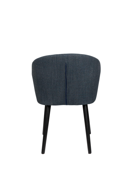Dutchbone Waldo eetkamerstoel blauw