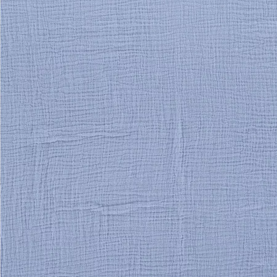 Träumeland Babydecke Musselin hellblau 75 x 100 cm