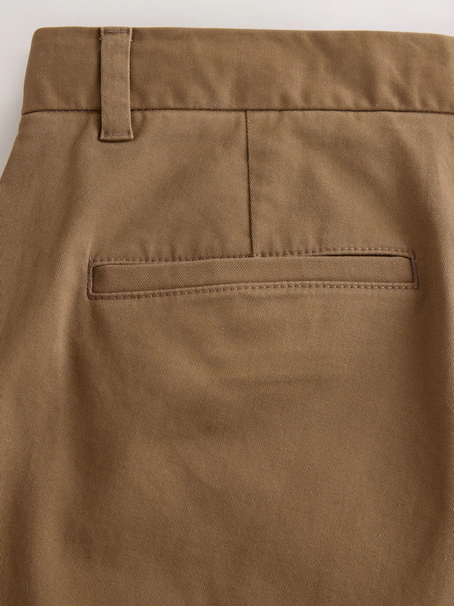 Lichtbruin - Straight fit - Stretchy chino