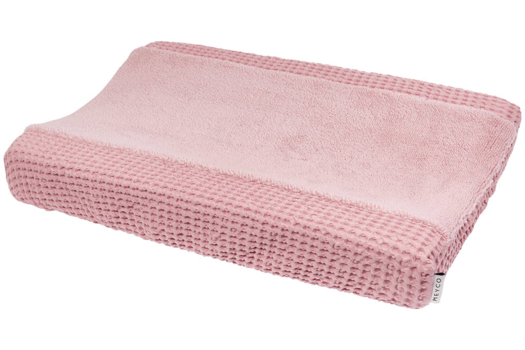 aankleedkussenhoesWafel Teddy old pink