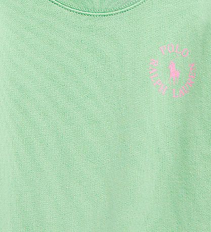 Polo Ralph Lauren Sweatshirt - Longwood - Lyse Grøn m. Rosa