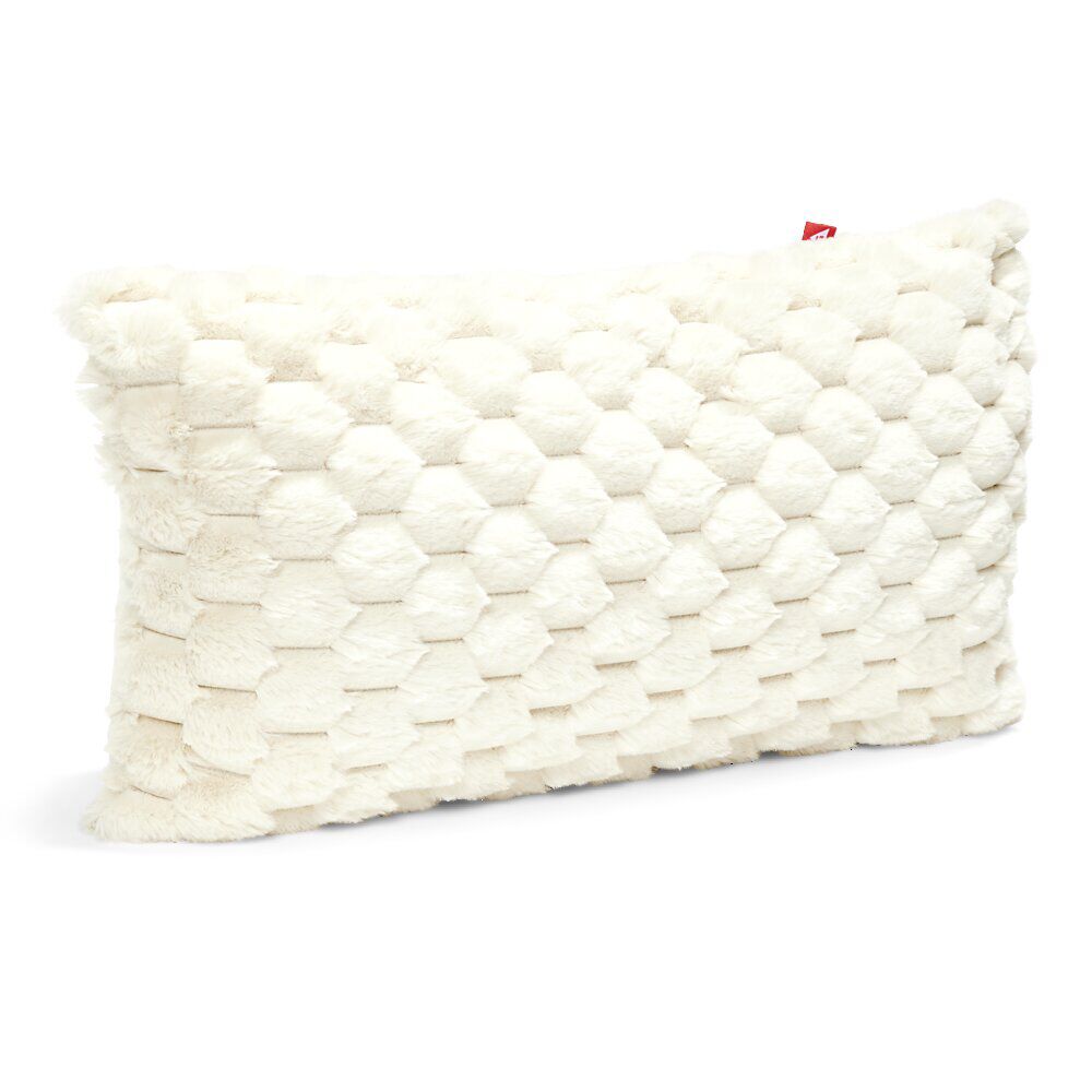 Housse de coussin ronds fausse fourrure lapin 30x50cm - 3 modèles