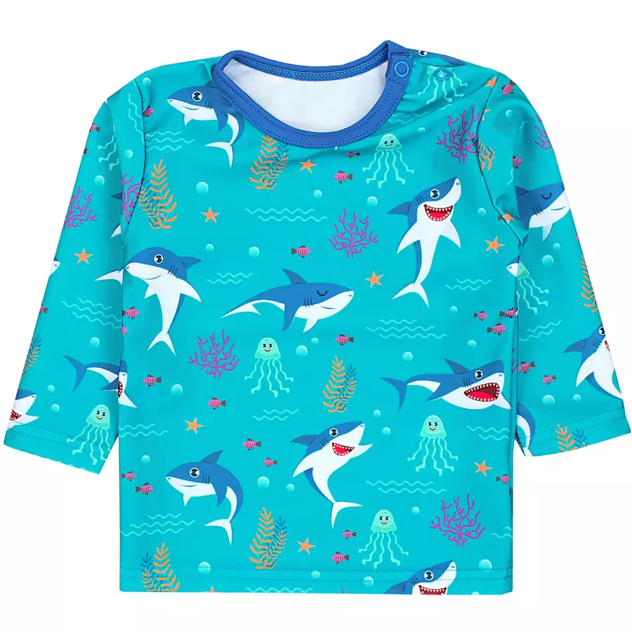 Aquarti Baby Jungen Bade-Set Zweiteiliger Badeanzug T-Shirt Hose dunkelgrün