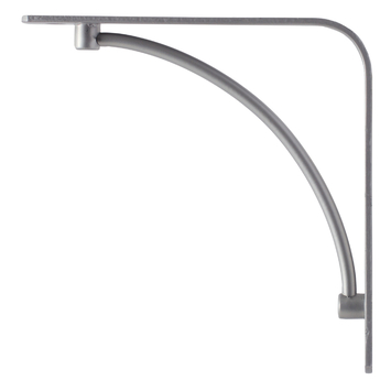Duraline plankdrager Arch mat zilver 14,5x14,5 cm