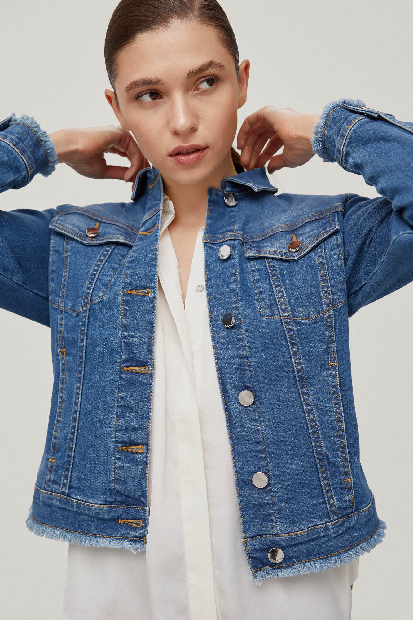 Jaqueta jeans - Azul