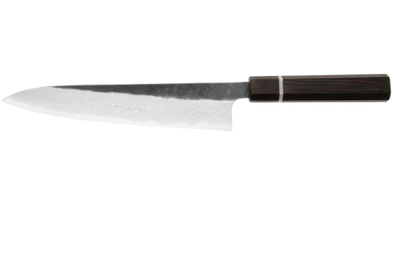 Tojiro Atelier Wenge 63 laags damast, koksmes 21 cm