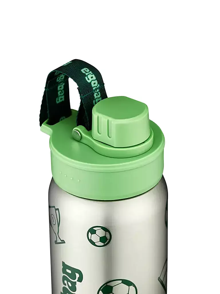 ERGOBAG Edelstahl Trinkflasche 0,5L Grün grün