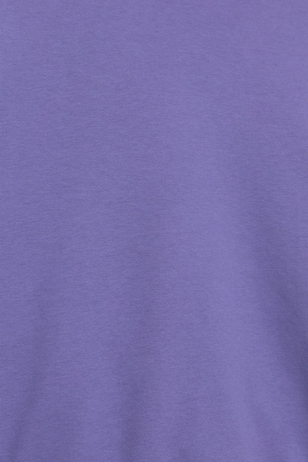 Paarse overlap sweater