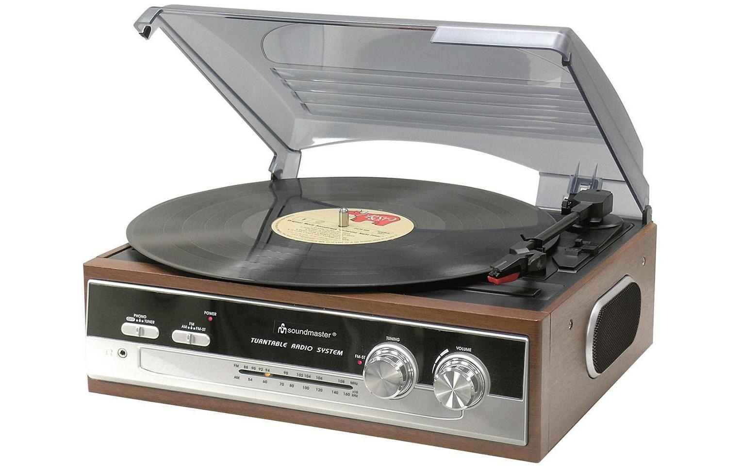 Soundmaster Stereoanlage »PL186H Braun« ( FM-Tuner )