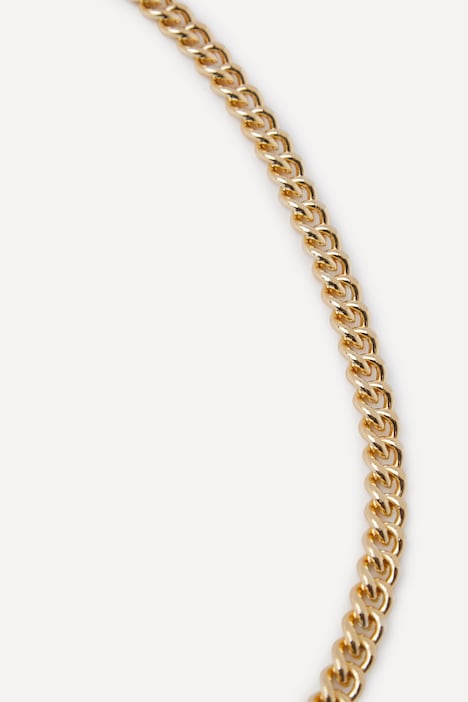 Chunky-Kette, modischer Look, Karabinerverschluss