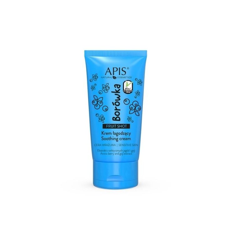 Apis Fruit Shot Bosbes Verzachtende gezichtscrème 50 ml