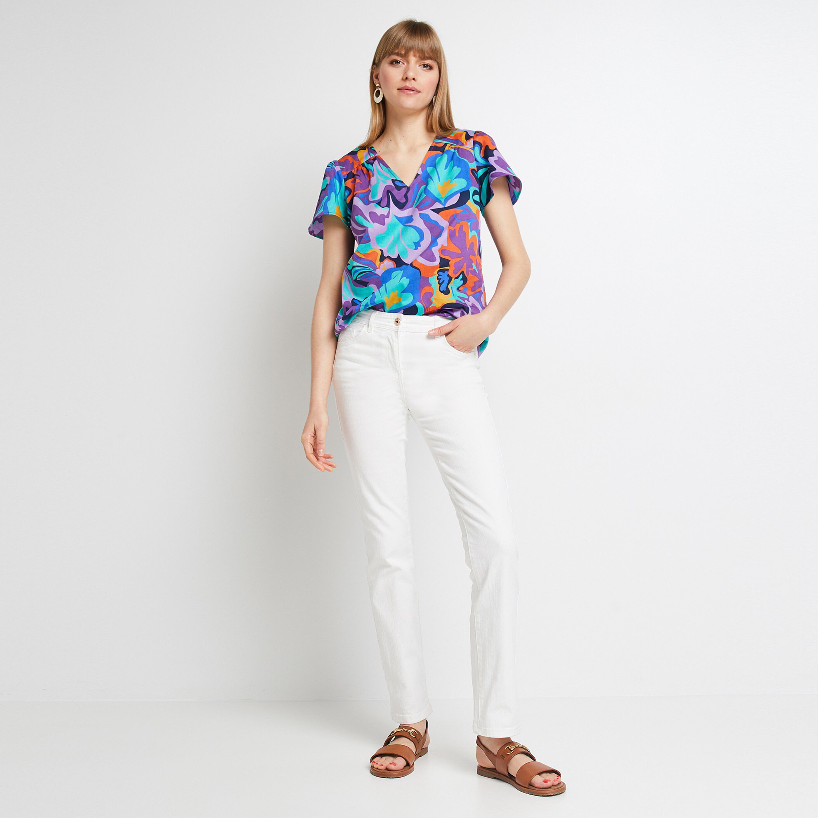 Blouse imprimée femme - IMPRIME