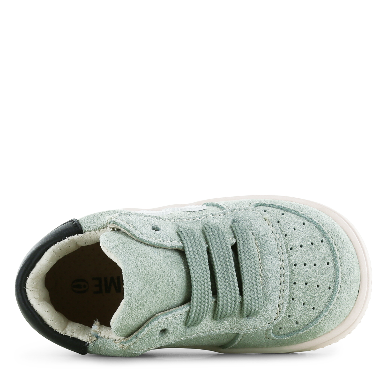 Shoesme lichtgroen sneakertje Microfiber leer, Suède | Jongens schoenen