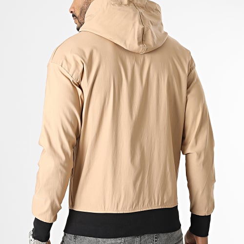 Veste Zippée Capuche Beige